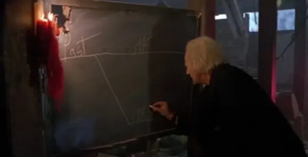 Doc Brown’s alternate timeline diagram from Back to the Future